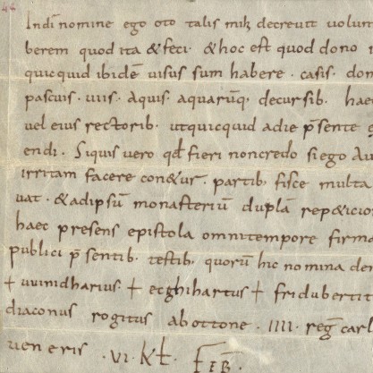 Urkunde 1